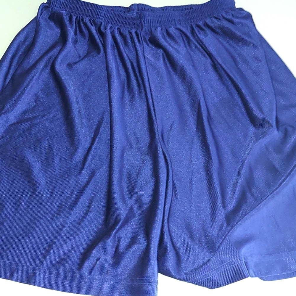 Purple basketball dazzle shorts